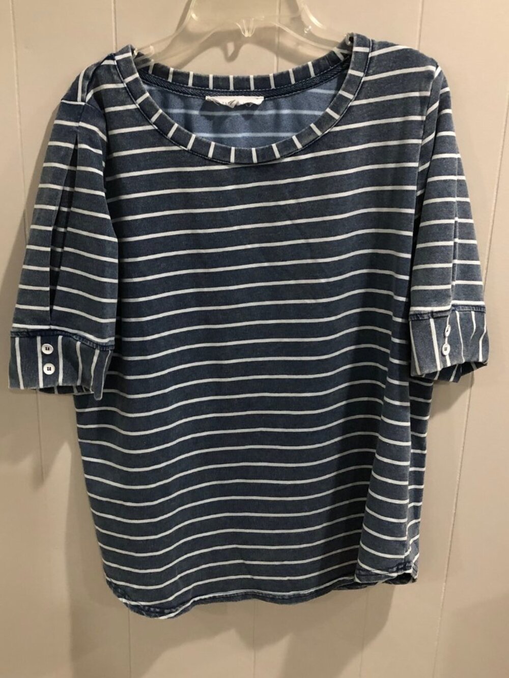 Jane + Delancey Striped Top, Size L